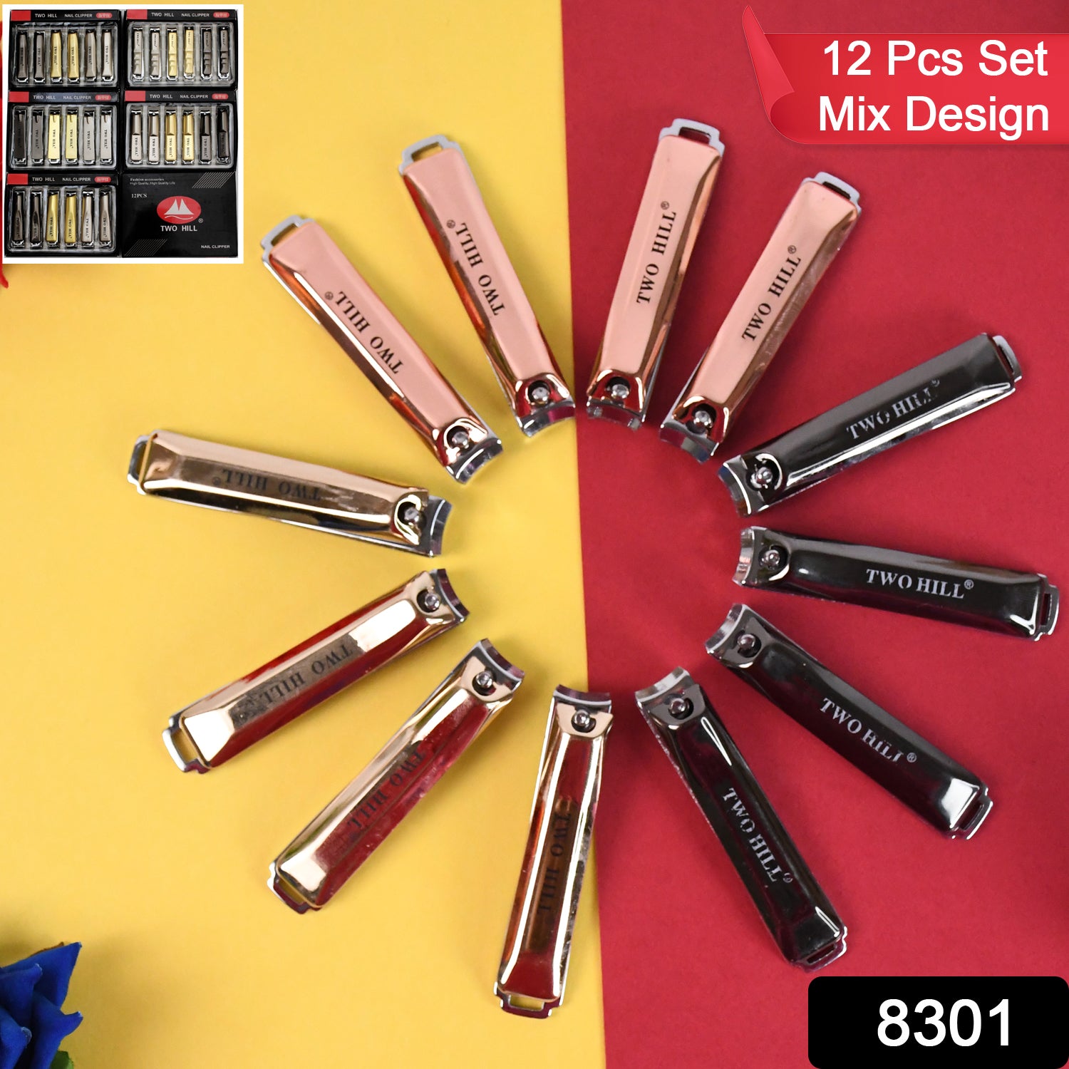Stainless Steel Cute Nail Clipper With Nail Catcher Nail File (12 Pcs Set Mix Design) Stainless Steel Cute Nail Clipper With Nail Catcher Nail File (12 Pcs Set Mix Design)